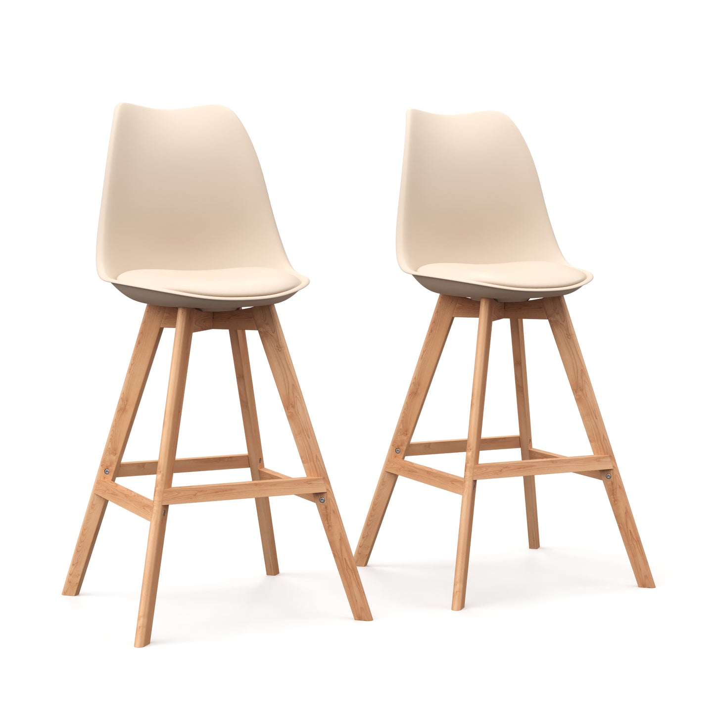 Barhocker Eclipsa als 2er Set in schwarz und weiteren Farben