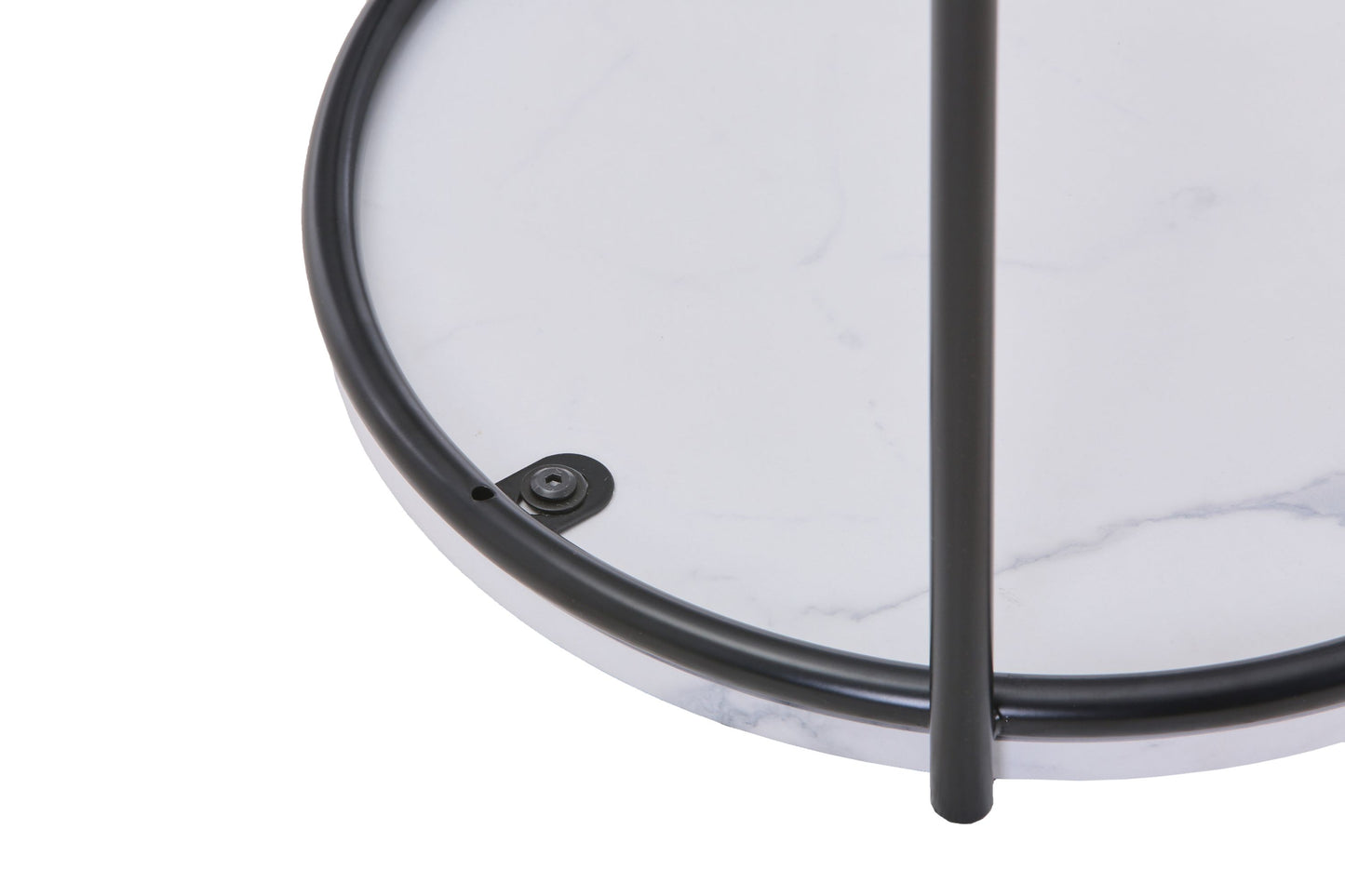 Couchtisch Alina hoch weiss schwarz