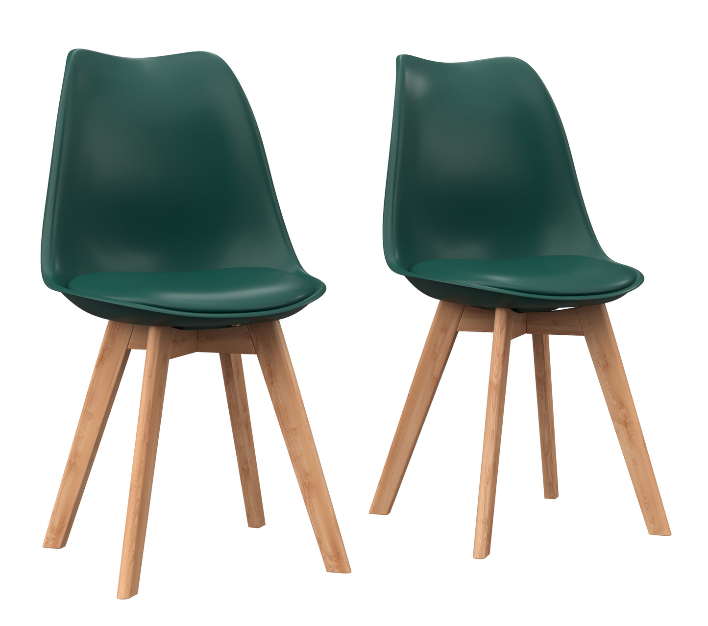 Stuhl Eclipsa als 2er oder 4er Set in grün und weiteren Farben