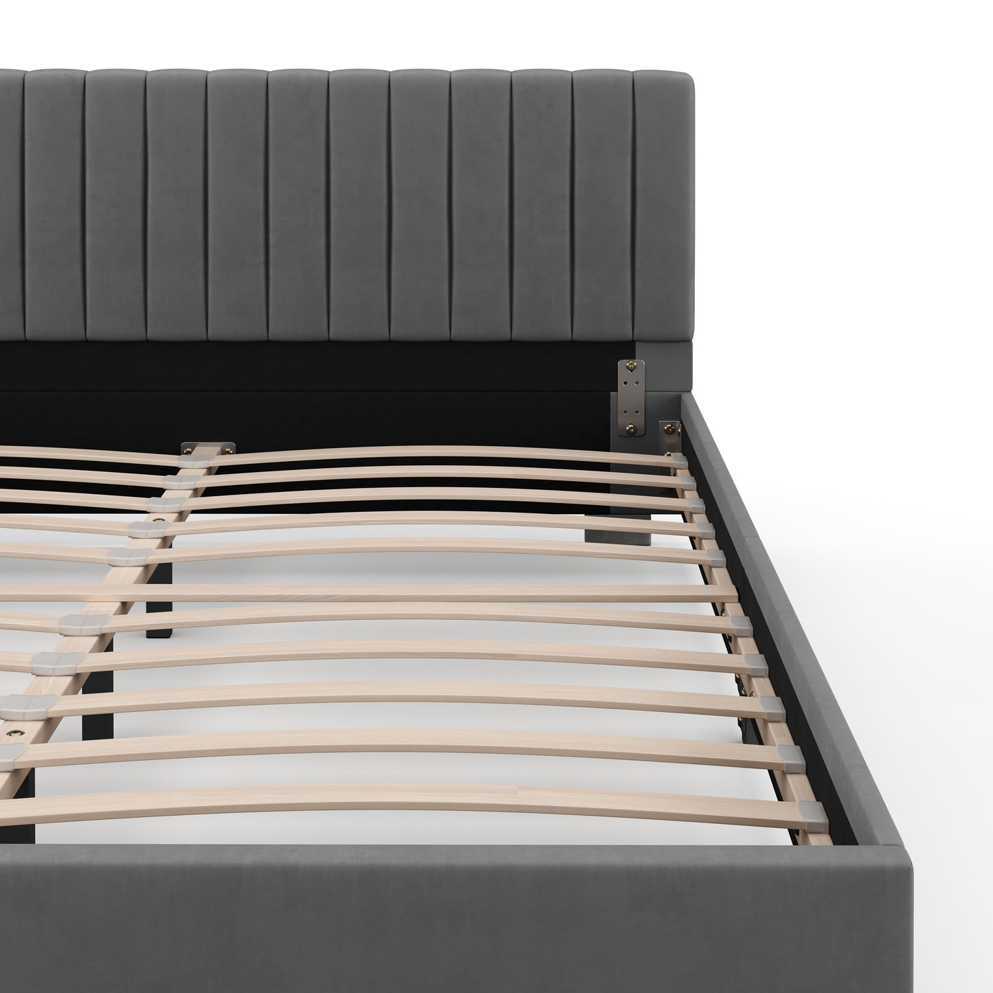 Polsterbett Alina 160 x 200 cm anthrazit