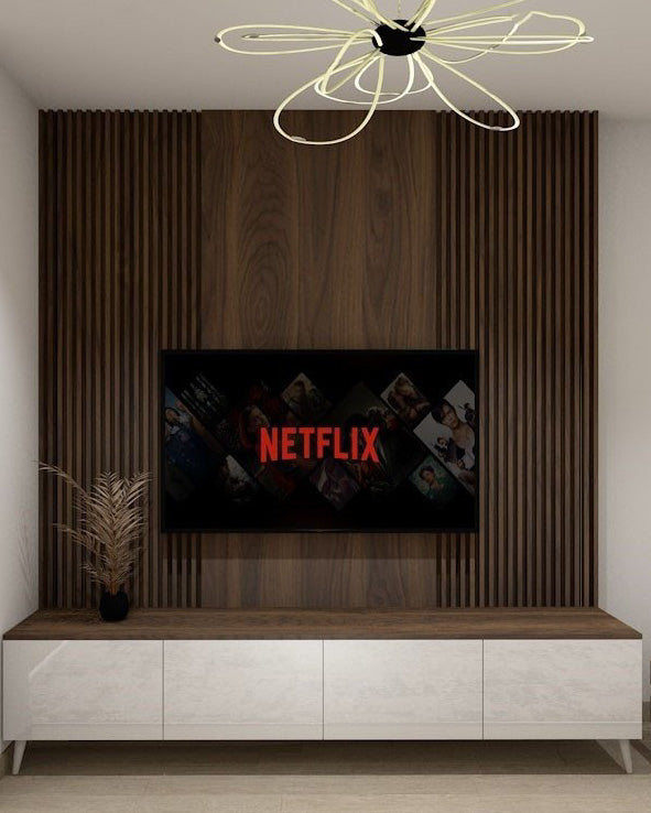 Lowboard Bridge blanc - Tableau TV