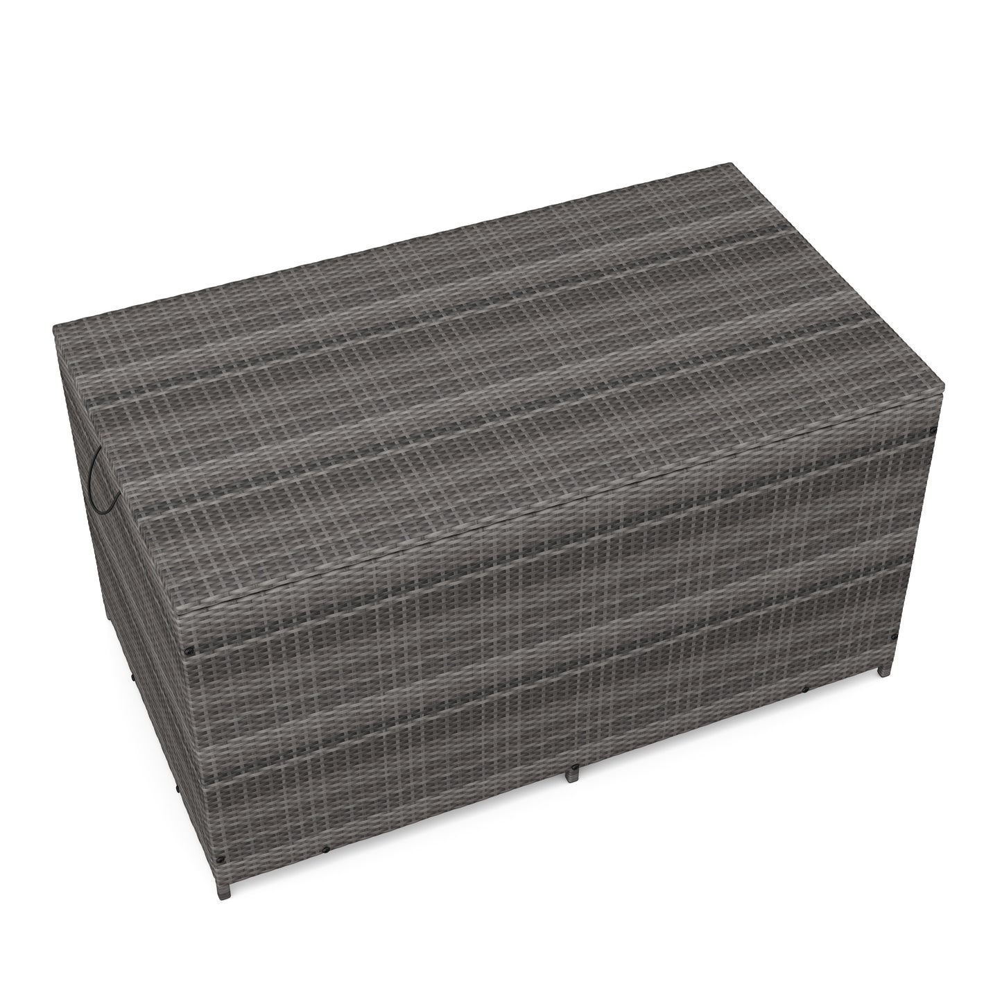 Gartenbox Rattan grau