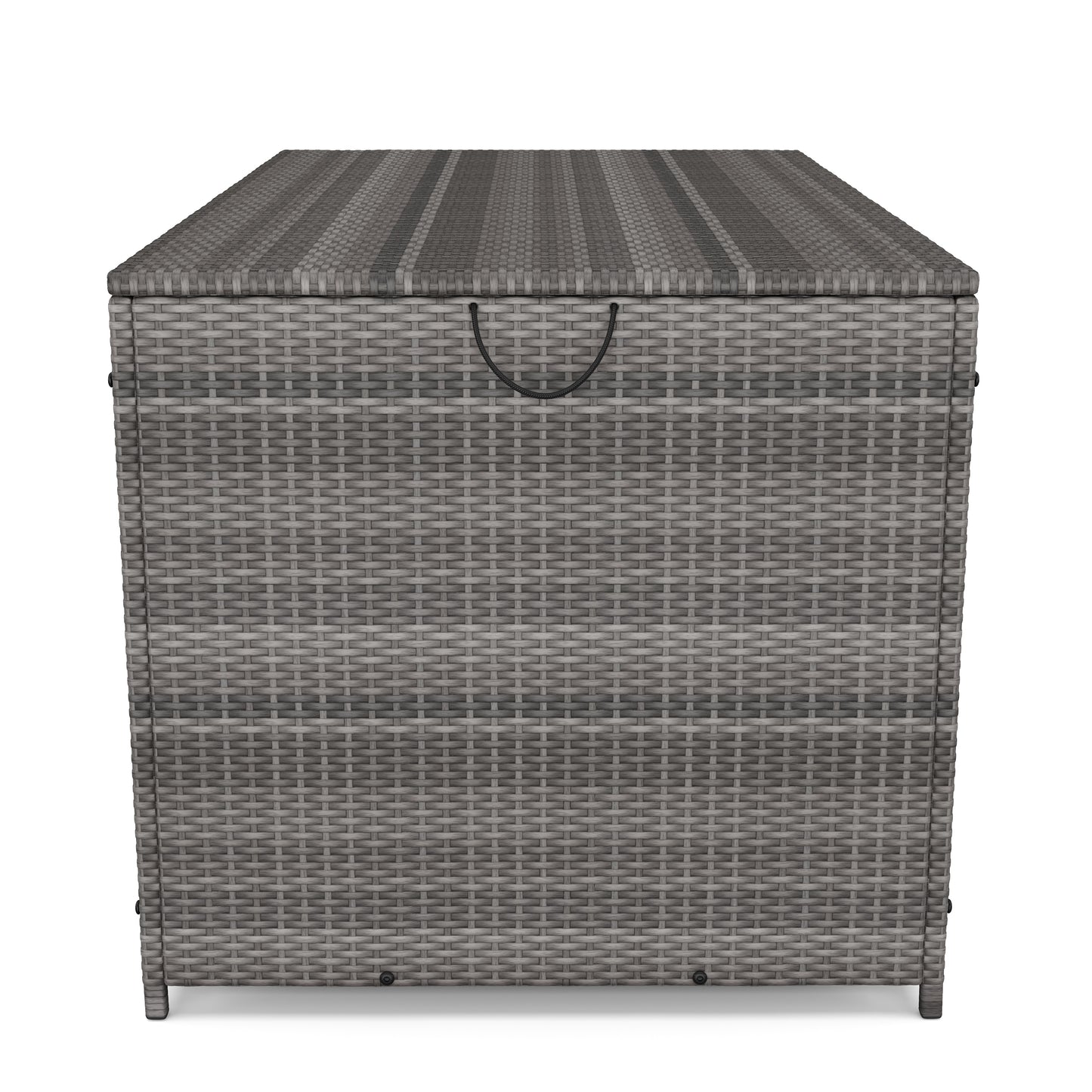 Gartenbox Rattan grau