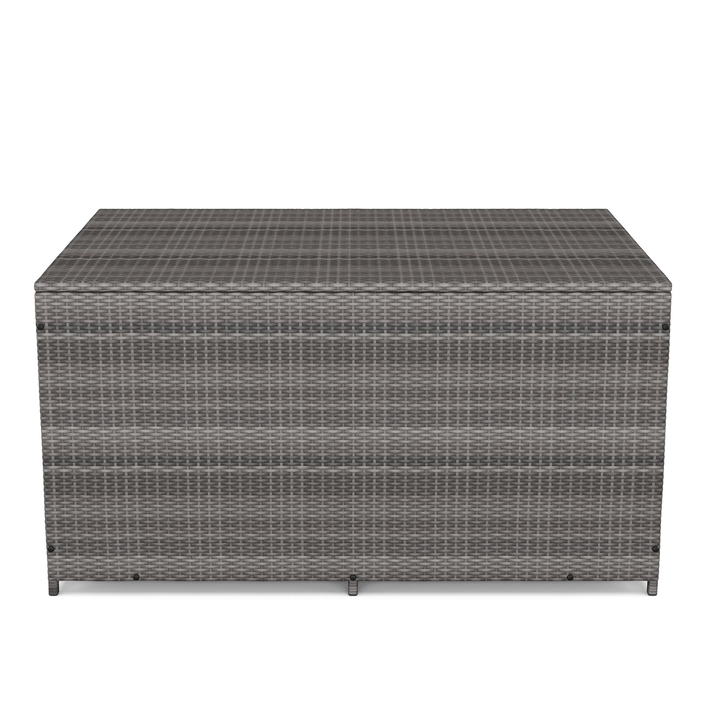 Gartenbox Rattan grau